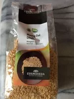 Mängden socker i Moong Dal Dhuli Mungbohnen geschält und halbiert