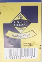 Mängden socker i Radieschen Klasse I