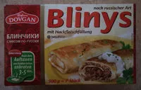 Mängden socker i Blinys mit Hackfleischfüllung