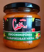 Mängden socker i Zucchinipüree mit Knoblauch