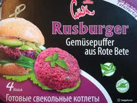 Mängden socker i Rusburger Gemüsepuffer aus Rote Bete