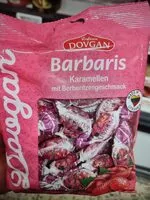 Mängden socker i Hartkaramellen mit Berberitzengeschmack