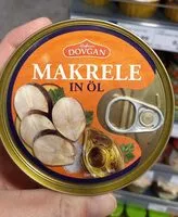 Mängden socker i Makrele in Öl