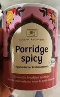Mängden socker i Porridge spicy