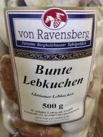 Mängden socker i Bunte Lebkuchen