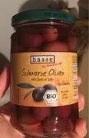 Mängden socker i Basic Schwarze Oliven Mit Stein In Lake