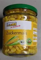 Mängden socker i Zuckermais