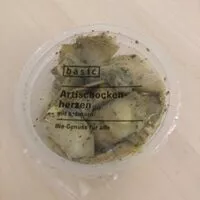 Mängden socker i Artischockenherzen mit Kräutern