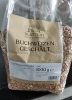 Mängden socker i Buchweizen geschält