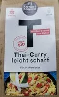 Mängden socker i Thai-Curry leicht scharf