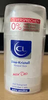 Mängden socker i DEO-Kristall Mineral Stick