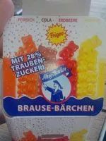 Mängden socker i Brause-Bärchen
