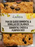 Mängden socker i Pan de queso emmental y semillas de calabaza