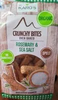 Mängden socker i Crunchy bites. Rosemary & Sea salt.