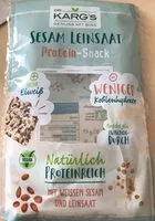 Mängden socker i Karg's Sesame & Linseeds Protein Snacks