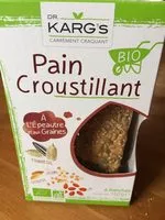Mängden socker i Pain Croustillant à l'Épautre et aux Graines