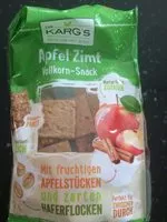Mängden socker i Apfel-zimt Vollkorn-snack, Mit Apfelstücken Und Ha. ..