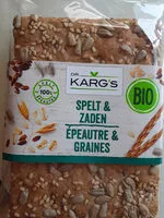 Mängden socker i DR. Karg Spelt Met Zaden