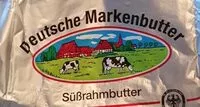 Mängden socker i Deutsche Markenbutter Süßrahmbutter