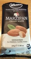 Mängden socker i Marzipan cremy white