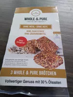 Mängden socker i Whole &Pure