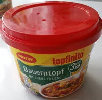 Mängden socker i Bauerntopf mit Crème Fraiche