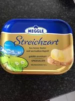 Mängden socker i Meggle Streichzart