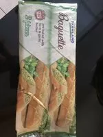 Mängden socker i Farmland Baguette précuite avec du beurre aux fines herbes