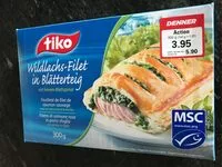 Mängden socker i Feuillete de filet de saumon sauvage