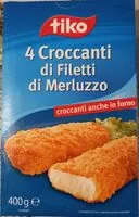 Mängden socker i 4 croccanti di filetti di merluzzo