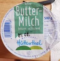 Mängden socker i Buttermilch fettarm 0,8 %
