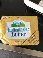 Mängden socker i Hüttenhaler Butter