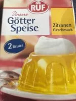 Mängden socker i Götterspeise, Zitrone