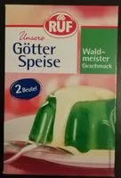 Mängden socker i Götterspeise Waldmeister