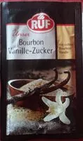 Mängden socker i RUF Bourbon Vanille - Zucker