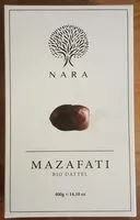 Mängden socker i Mazafati Dattes Bio