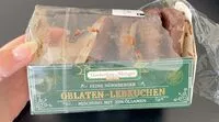 Mängden socker i Oblaten-Lebkuchen