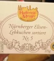 Mängden socker i Lebkuchen sortiert nr5