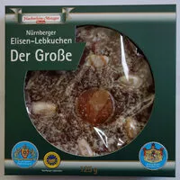Mängden socker i Nürnberger Elisen-Lebkuchen Der Große