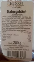 Mängden socker i Hafergebäck