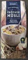 Mängden socker i Früchte Müsli