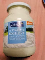 Mängden socker i fettarmer Joghurt mild 1,8% Fett, cremig gerührt