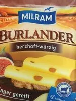 Mängden socker i Milram Burlander mild-würzig