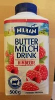 Mängden socker i Buttermilch Himbeere
