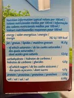 Mängden socker i Culinary cream UHT