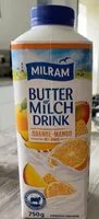 Mängden socker i Buttermilch Drink