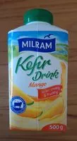 Mängden socker i Kefir Drink Mango