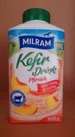 Mängden socker i Kefir Drink Pfirsich