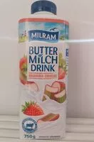 Mängden socker i Buttermilch Drink - Rhabarber Erdbeere