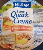 Mängden socker i Feine Quark Creme, Pfirsich-maracuja